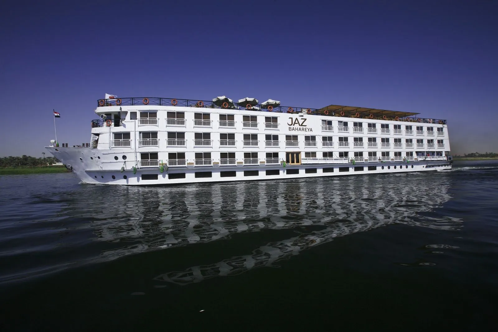 Exterior view of the JAZ Bahareya Nile Cruise Nile cruise ship